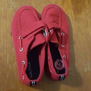 Boys Nautica Red Shoes